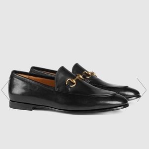 Gucci Jordaan Leather Loafer (Size 8.5, Black)